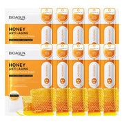 10pcs BIOAQUA Snail Collagen Hyaluronic Acid Face Mask skincare Moisturizing Anti Wrinkle Whitening Facial Masks Face Skin Care-Health Wisdom™