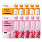 10pcs BIOAQUA Snail Collagen Hyaluronic Acid Face Mask skincare Moisturizing Anti Wrinkle Whitening Facial Masks Face Skin Care-Health Wisdom™