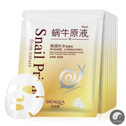 10pcs BIOAQUA Snail Essence Face Masks Moisturizing Anti-aging Tender and Smooth Whitening Facial Mask for Face Beauty Skin Care-Health Wisdom™