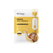 10pcs BIOAQUA Snail Face Mask skincare Moisturizing Brightening Anti-aging Anti Wrinkle Facial Masks Face Sheet Mask Skin Care-Health Wisdom™