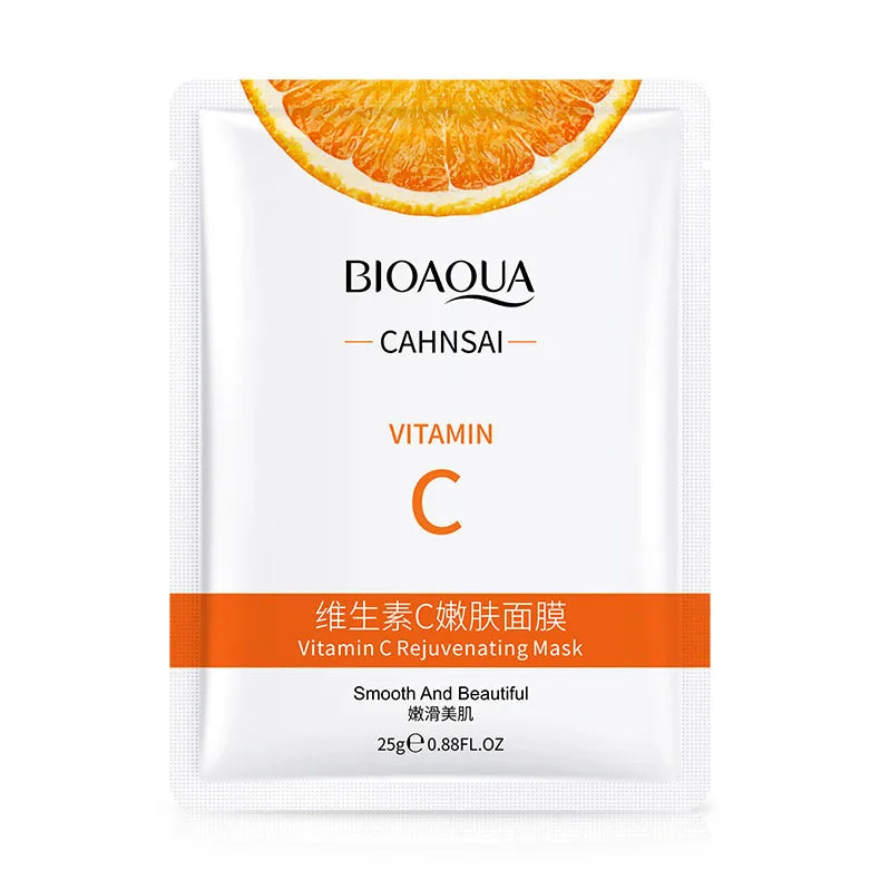 10pcs BIOAQUA Snail Gold Face Mask Moisturizing Sheet Masks Anti-wrinkle Hydrating Skin Care Facial Mask Beauty Korean Cosmetics-Health Wisdom™