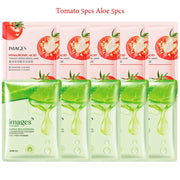 10pcs BIOAQUA Snail Hyaluronic Acid Face Mask Moisturizing Soothing Anti-aging skincare Facial Mask Sheet Masks Korean Skin Care-Health Wisdom™
