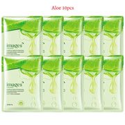 10pcs BIOAQUA Snail Hyaluronic Acid Face Mask Moisturizing Soothing Anti-aging skincare Facial Mask Sheet Masks Korean Skin Care-Health Wisdom™