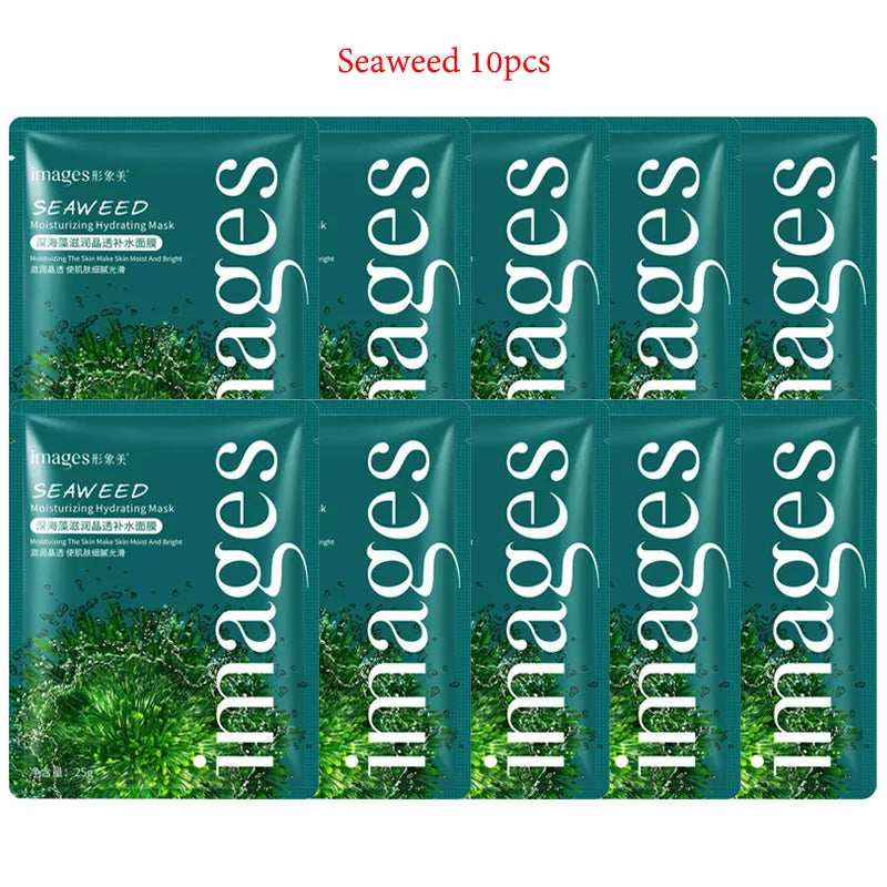 10pcs BIOAQUA Snail Hyaluronic Acid Face Mask Moisturizing Soothing Anti-aging skincare Facial Mask Sheet Masks Korean Skin Care-Health Wisdom™