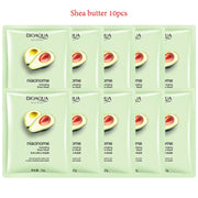 10pcs BIOAQUA Snail Hyaluronic Acid Face Mask Moisturizing Soothing Anti-aging skincare Facial Mask Sheet Masks Korean Skin Care-Health Wisdom™