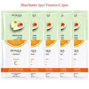 10pcs BIOAQUA Snail Hyaluronic Acid Face Mask Moisturizing Soothing Anti-aging skincare Facial Mask Sheet Masks Korean Skin Care-Health Wisdom™