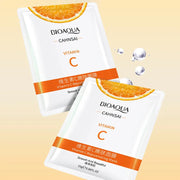 10pcs BIOAQUA Vitamin C Facial Mask Skincare Moisturizing Anti Acne Marks Brightening Repairing Face Masks for Face Skin Care-Health Wisdom™