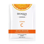 10pcs BIOAQUA Vitamin C Facial Mask Skincare Moisturizing Anti Acne Marks Brightening Repairing Face Masks for Face Skin Care-Health Wisdom™
