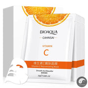 10pcs BIOAQUA Vitamin C Facial Mask Skincare Moisturizing Anti Acne Marks Brightening Repairing Face Masks for Face Skin Care-Health Wisdom™