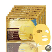 10pcs Crystal Collagen Gold Face Masks Beauty Skin Care Big Mask Anti-aging Hydrating Moisturizing Facial Mask for Face Care-Health Wisdom™