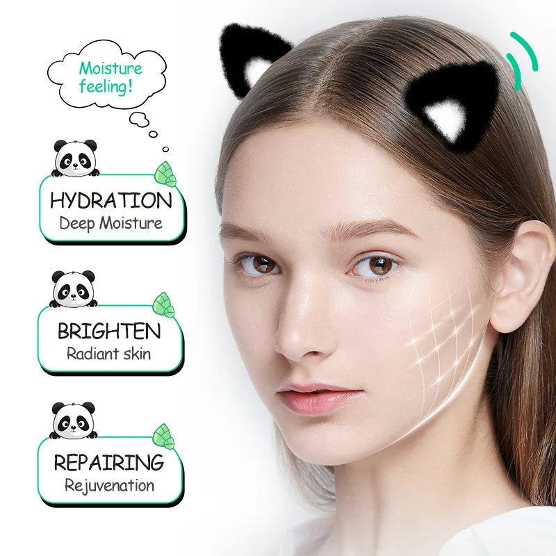 10pcs Cute Panda Pattern Face Mask skincare Brightening Oil Control Moisturizing Facial Masks Beauty Face Skin Care Products-Health Wisdom™