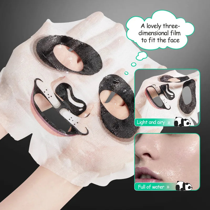 10pcs Cute Panda Pattern Face Mask skincare Brightening Oil Control Moisturizing Facial Masks Beauty Face Skin Care Products-Health Wisdom™
