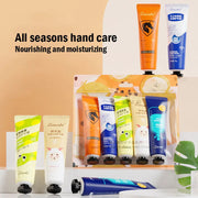 10pcs Flower Fruit Horse Oil Hand Cream Sets Moisturizing Nourishing Anti Wrinkle Hands Creams Skin Care Products for hands-Health Wisdom™