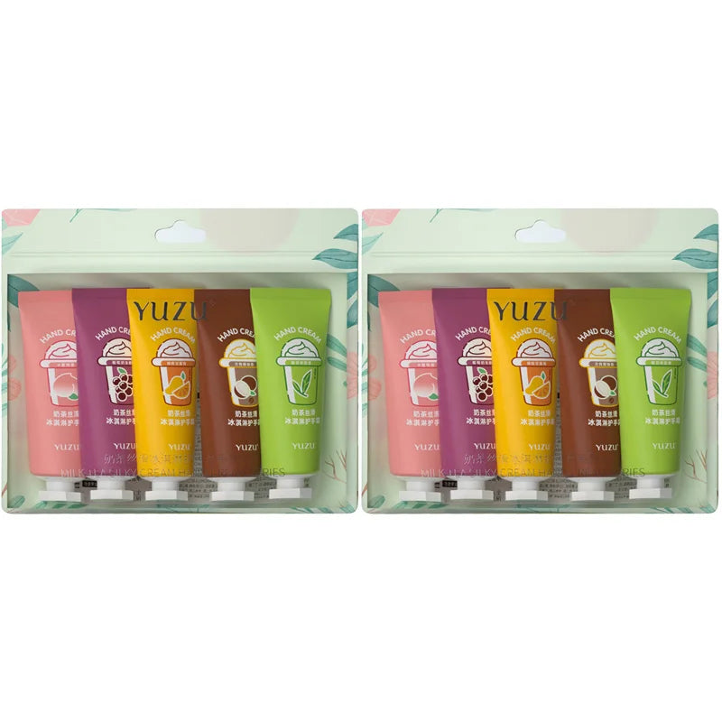 10pcs Flower Fruit Horse Oil Hand Cream Sets Moisturizing Nourishing Anti Wrinkle Hands Creams Skin Care Products for hands-Health Wisdom™