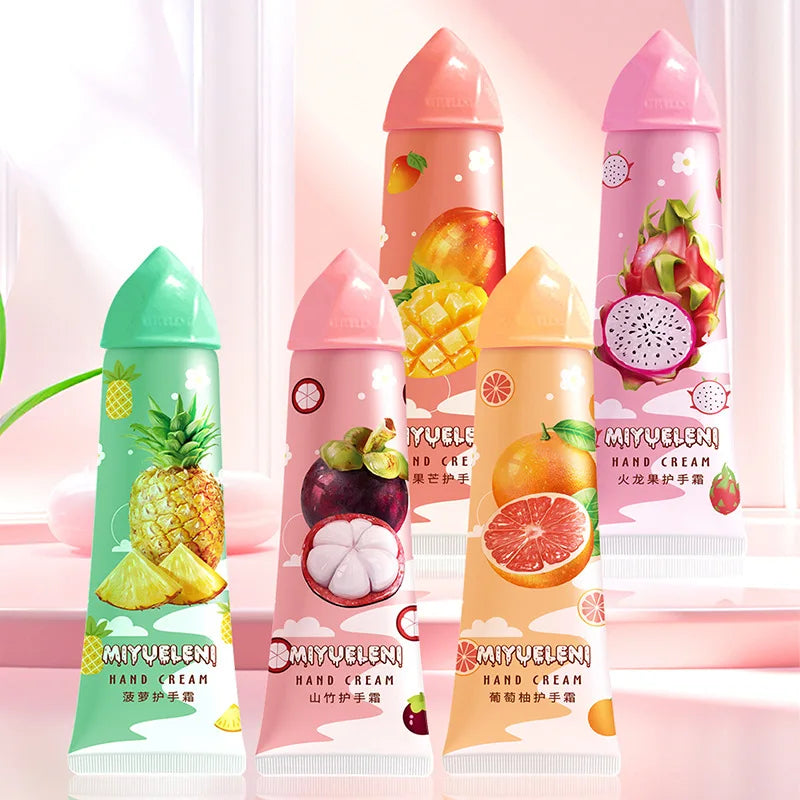 10pcs Fruit Hand Cream Sets Hands skincare Creams 30g Moisturizing Non Greasy Refreshing Nourishing Hand Skin Care Products-Health Wisdom™