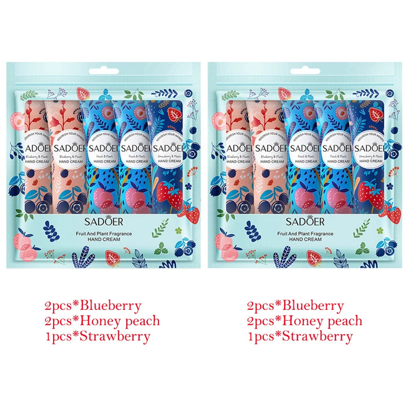 10pcs Fruit Plant Extract Fragrance Hand Cream Sets Moisturizing Anti-wrinkle Repair Anti Dry Hand Lotion Sets Hands Skin Care-Health Wisdom™