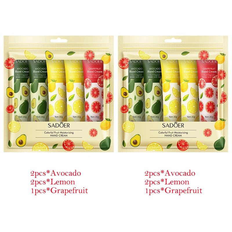 10pcs Fruit Plant Extract Fragrance Hand Cream Sets Moisturizing Anti-wrinkle Repair Anti Dry Hand Lotion Sets Hands Skin Care-Health Wisdom™