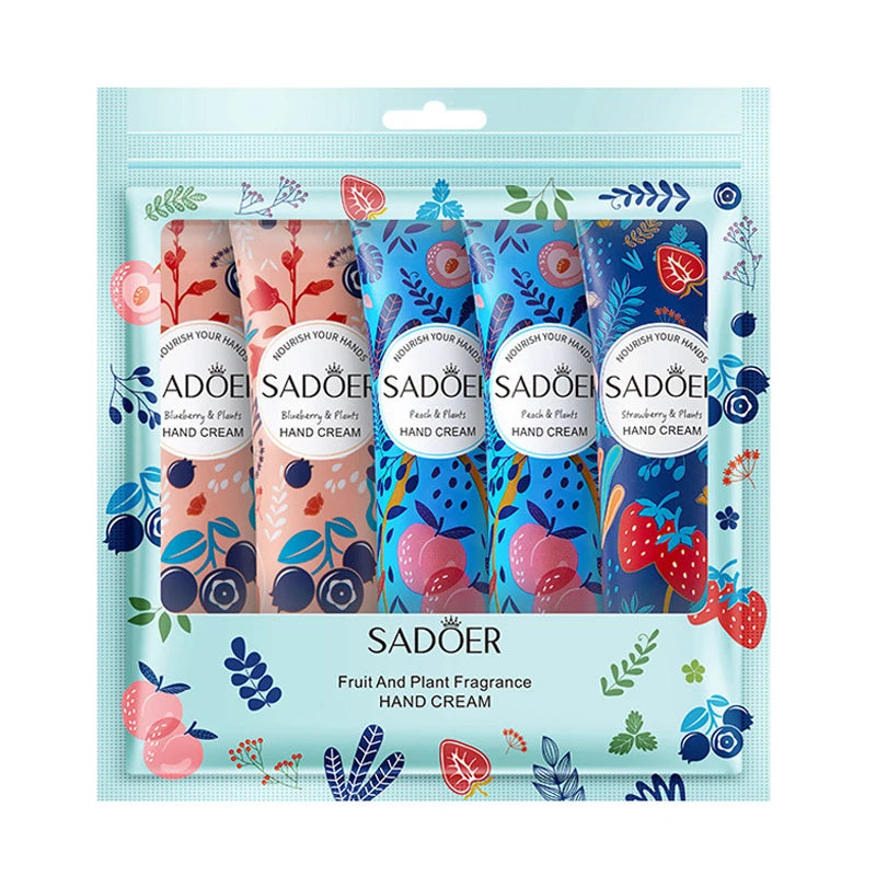 10pcs Fruit Plant Extract Fragrance Hand Cream Sets Moisturizing Anti-wrinkle Repair Anti Dry Hand Lotion Sets Hands Skin Care-Health Wisdom™