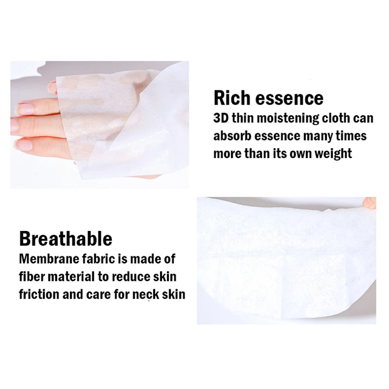 10pcs Goat Milk Neck Mask Collagen Firming Anti-Wrinkle Whitening Anti-aging Masks Moisturizing Firming Beauty Neck Skin Care-Health Wisdom™
