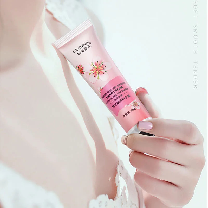 10pcs Horse Oil Sakura Hand Cream Moisturizing Anti-wrinkle Anti Chapped Nourishing Skincare Hand Creams Skin Care for Hands-Health Wisdom™
