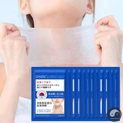 10pcs Hyaluronic Acid Anti-wrinkle Neck Mask Moisturizing skincare Collagen Necks Whitening Masks Korean Skin Care Products-Health Wisdom™