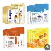10pcs Hyaluronic Acid Collagen Facial Mask Skincare Face Masks Moisturizing Anti-aging Snail Face Mask Brighten Masks for Beauty-Health Wisdom™