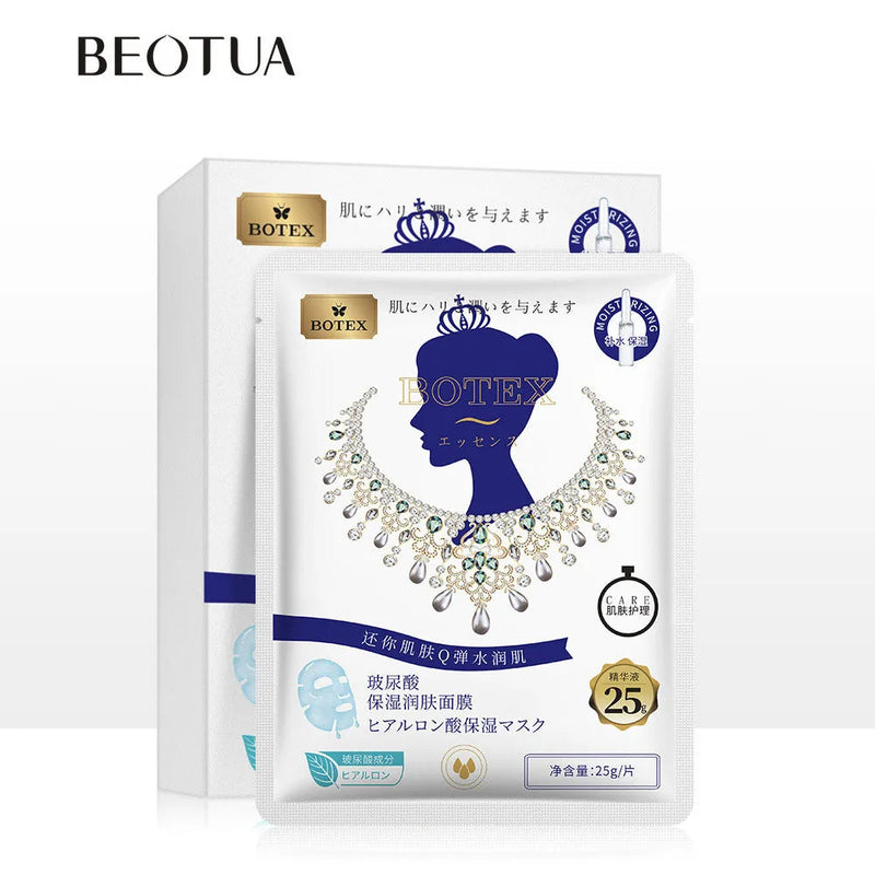 10pcs Hyaluronic Acid Face Mask Moisturizing Refreshing Anti-wrinkle Anti-aging Facial Masks Face Sheet Mask Korean Skin Care-Health Wisdom™