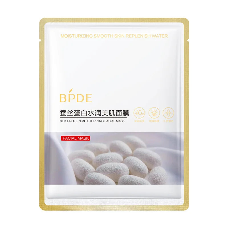 10pcs Hyaluronic Acid Face Mask Moisturizing Snail Collagen Anti Wrinkle Whitening Facial Masks Korean Skin Care Products-Health Wisdom™