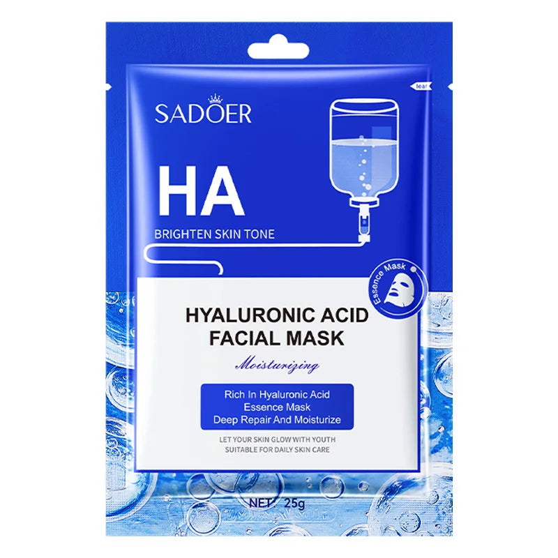 10pcs Hyaluronic Acid Face Mask Moisturizing skincare Anti Wrinkle Anti-aging Facial Masks Face Sheet Mask Skin Care Products-Health Wisdom™