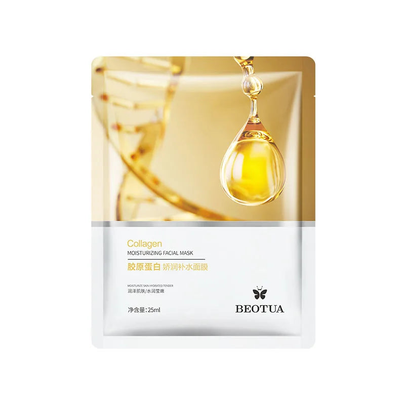 10pcs Hyaluronic Acid Facial Masks Whitening Anti Wrinkle Moisturizing skincare Face Mask Sheet Masks Skin Care Products-Health Wisdom™