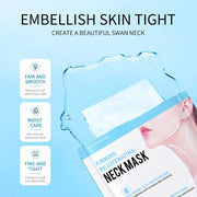 10pcs Hyaluronic Acid Neck Mask Collagen Firming Masks Anti-Wrinkle Whitening Anti-Aging Beauty Moisturizing Necks Skin Care-Health Wisdom™