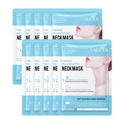 10pcs Hyaluronic Acid Neck Mask Collagen Firming Masks Anti-Wrinkle Whitening Anti-Aging Beauty Moisturizing Necks Skin Care-Health Wisdom™