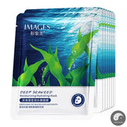 10pcs IMAGES Seaweed Moisturizing Face Mask Facial Skin Care Brightening Hydrating Facials Masks Beauty Face skincare Products-Health Wisdom™