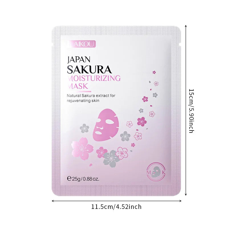 10pcs LAIKOU Sakura Face Mask skincare Moisturizing Anti-Aging Nourishing Facial Masks Sheet Mask Face Skin Care Products-Health Wisdom™