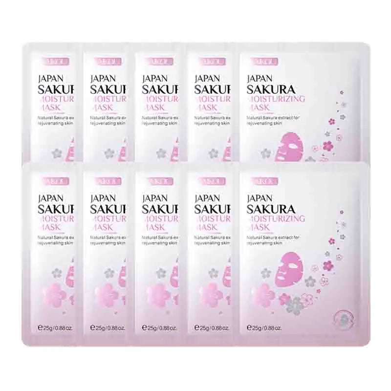 10pcs LAIKOU Sakura Face Mask skincare Moisturizing Anti-Aging Nourishing Facial Masks Sheet Mask Face Skin Care Products-Health Wisdom™