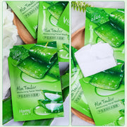 10pcs Natural Aloe Vera Face Masks Skin Care Moisturizing Brightening Korean Mask Face Lifting Visage Facial Mask for Beauty-Health Wisdom™
