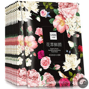 10pcs Natural Flowers Moisturizing Face Masks for Women Face Skin Brighten Hydrating Oil Control Rose Facial Mask Skin Care-Health Wisdom™