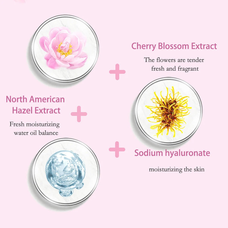 10pcs Sakura Extract Face Mask Moisturizing Oil Control Brightening Skincare Sheet Masks Facial Mask for Beauty Skin Care-Health Wisdom™
