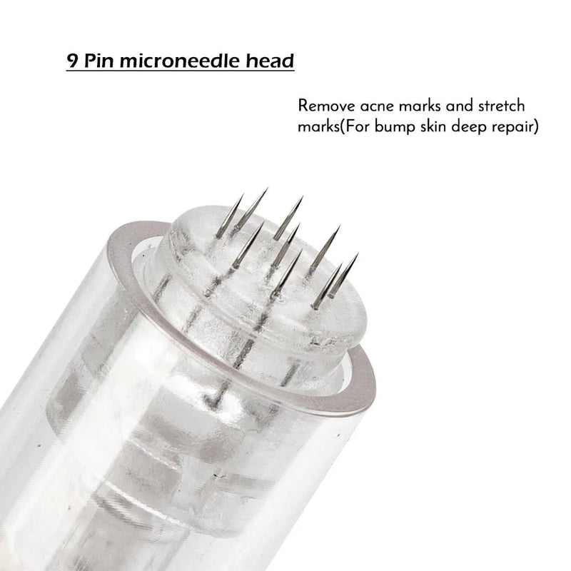 10pcs Screw Cartridge Replacement For Micro needle derma pen 9 pin / 12 pin / 36 pin/ nano Micro Nano Needles Skin Care tool kit-Health Wisdom™