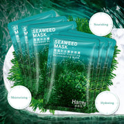 10pcs Seaweed Face Masks 10 Pieces Box Water Replenishment Hyaluronic Acid Moisturizing Facial Mask Skin Care Products Cosmetics-Health Wisdom™