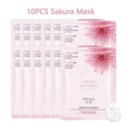10pcs Sheet Mask Skin Care Plant Facial Mask Moisturizing Oil Control Face Care Masks Shrink Pores Beauty Health Face Patches-Health Wisdom™