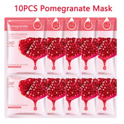 10pcs Sheet Mask Skin Care Plant Facial Mask Moisturizing Oil Control Face Care Masks Shrink Pores Beauty Health Face Patches-Health Wisdom™