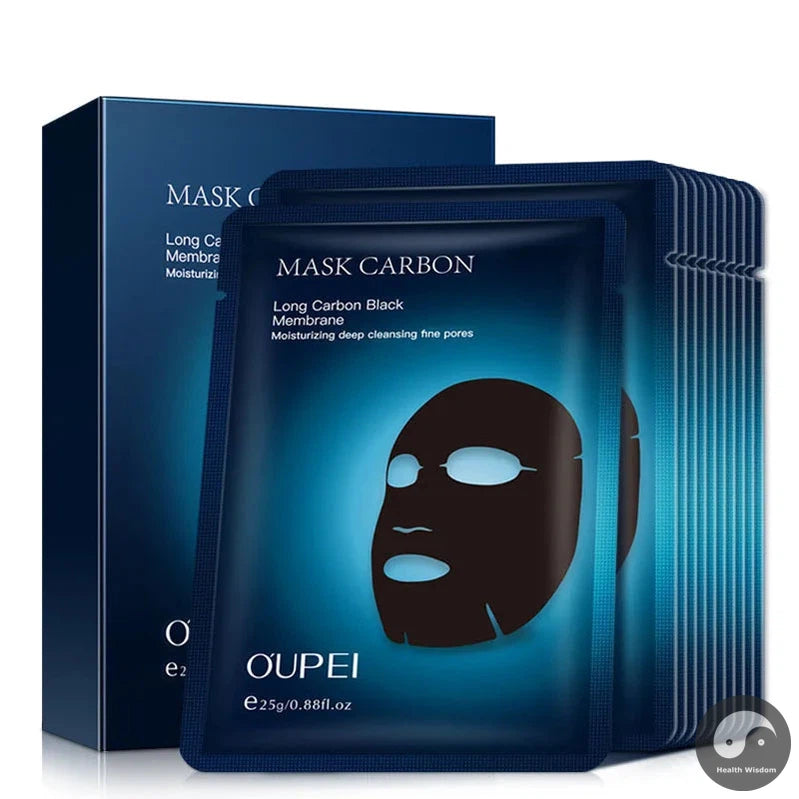 10pcs Snail Black Masks for Face Moisturizing Deep Cleansing Fine Pores Smoothing skincare Face Mask Facial Sheet Mask Skin Care-Health Wisdom™