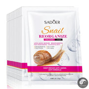 10pcs Snail Collagen Face Mask Anti Wrinkle Moisturizing Anti-aging Whitening Facial Masks Beauty Face Skin Care Products-Health Wisdom™