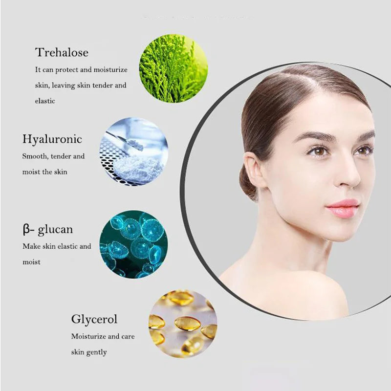 10pcs Snail Essence Black Facial Masks Face Sheet Mask Skincare Moisturizing Cleaning Pore Oil Control Skin Care Face Masks-Health Wisdom™