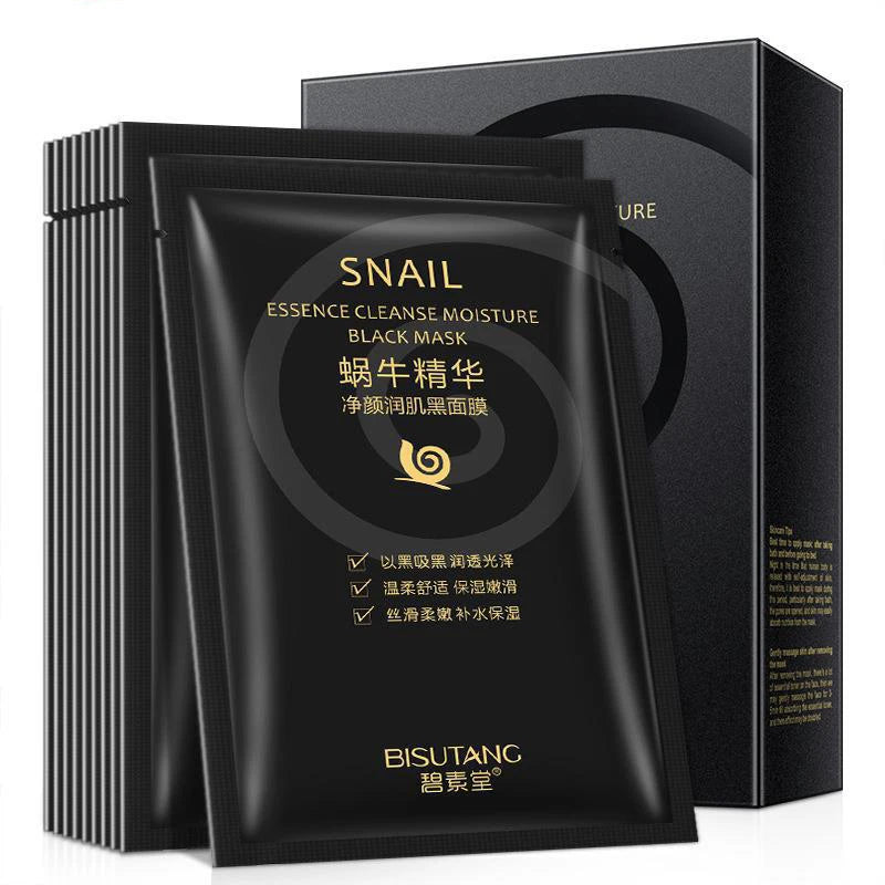 10pcs Snail Hyaluronic Acid Face Masks Korean Skincare Face Sheet Mask Moisturizing Facial Masks Korean Skin Care Products-Health Wisdom™