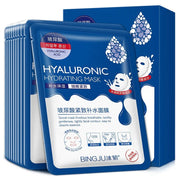 10pcs Snail Hyaluronic Acid Face Masks Korean Skincare Face Sheet Mask Moisturizing Facial Masks Korean Skin Care Products-Health Wisdom™