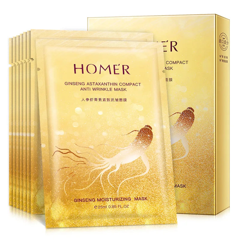 10pcs Snail Hyaluronic Acid Face Masks Korean Skincare Face Sheet Mask Moisturizing Facial Masks Korean Skin Care Products-Health Wisdom™