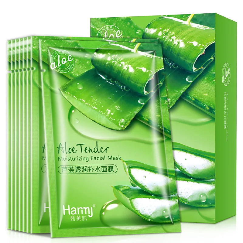 10pcs Snail Hyaluronic Acid Face Masks Korean Skincare Face Sheet Mask Moisturizing Facial Masks Korean Skin Care Products-Health Wisdom™