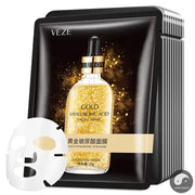 10pcs VENZEN 24K Gold Hyaluronic Acid Facial Masks Moisturizing Anti-wrinkle Anti-aging Face Sheet Mask Face Masks for Skin Care-Health Wisdom™